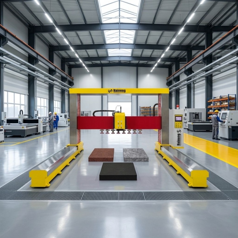Dhuwur tliti, dhuwur-efficiency gantry-jinis multi-stasiun mesin grinding